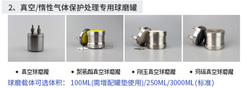 研磨儀球磨罐的選擇